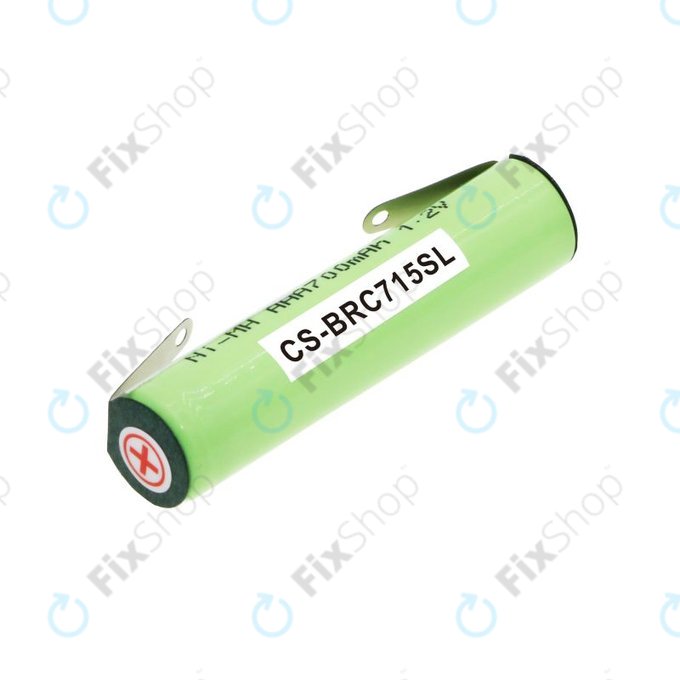 Battery for Philips Norelco QC5055, Braun FreeControl 1715, 700mAh, Ni-MH, 1.2V, 4HGAE-LFU, HQ