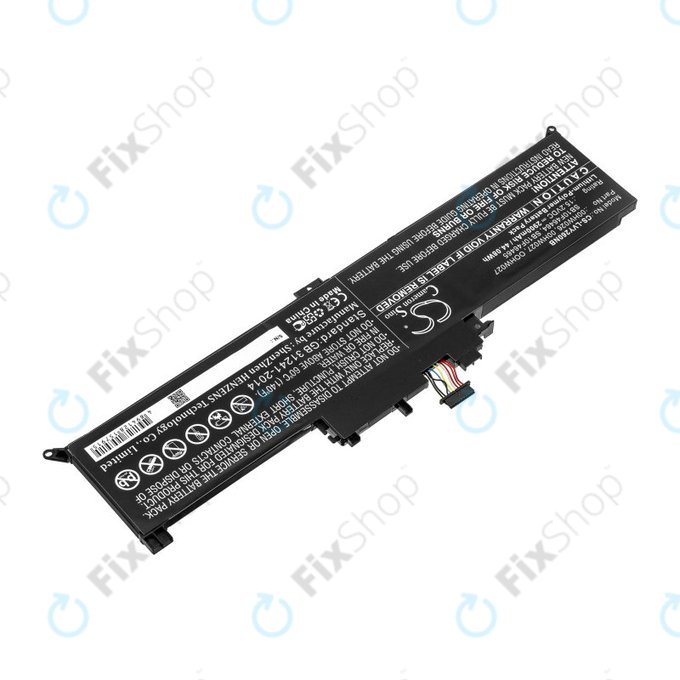 Battery for Lenovo ThinkPad Yoga 260, 2900mAh, Li-Ion, 15.2V, 00HW026, HQ