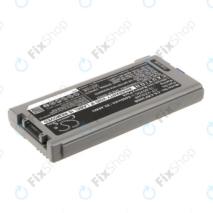 Battery for Panasonic Toughbook CF-30, 31, 53, 8400mAh, Li-Ion, 10.65V, CF-VZSU46, HQ