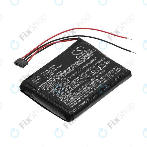 Battery for Garmin Edge 500, 600mAh, Li-Ion, 3.7V, 361-0043-00, HQ