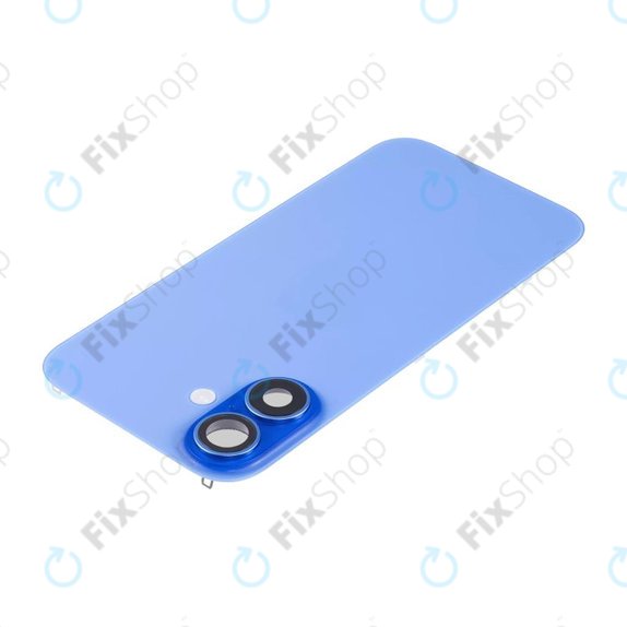Apple iPhone 16 Plus - Rear Housing Glass + Camera Lens + Metal Plate + Magsafe Magnet (Ultramarine)
