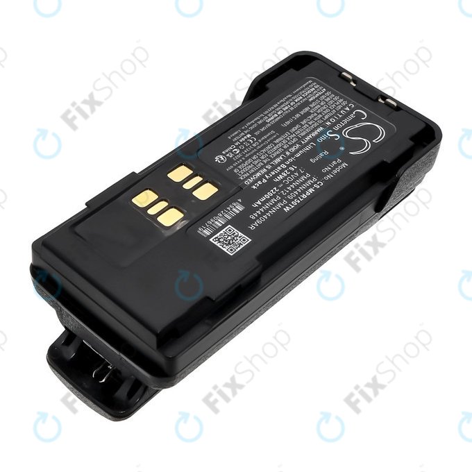 Battery for Motorola Dp2600e, Dp4000, P8608, Xpr3000, Xpr7350, 2200mAh, Li-Ion, 7.4V, PMNN4409, HQ