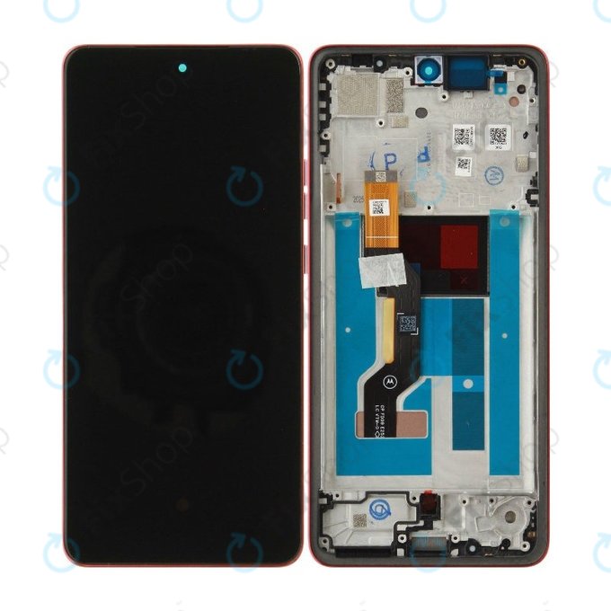 Display for Motorola Moto G86 5G, Touch Screen with Frame, Chrysanthemum, 5D68C30477, Genuine Service Pack