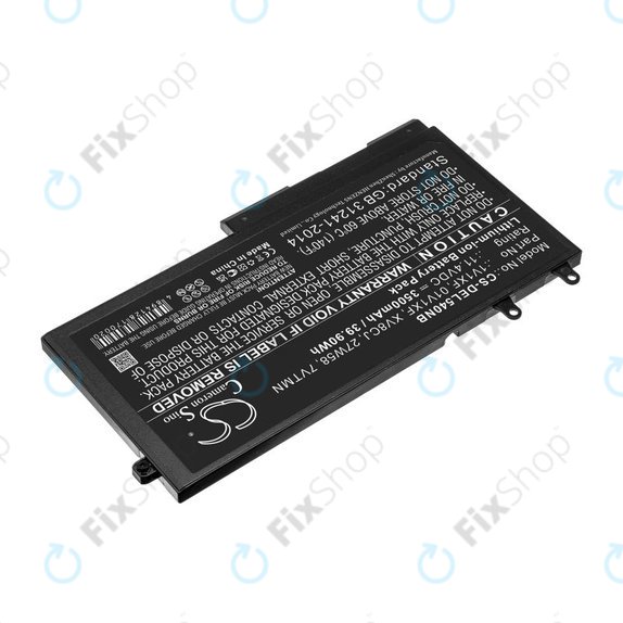 Battery for Dell Latitude 5400, Inspiron 7591 2-in-1, 3500mAh, Li-Ion, 11.4V, XV8CJ, HQ