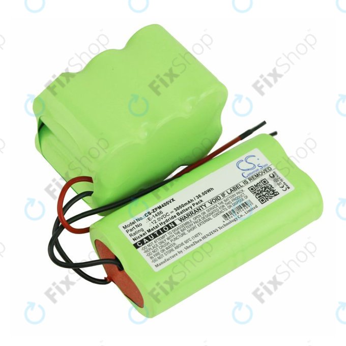 Battery for Zepter PWC 400 Turbohandy, 3000mAh, Ni-MH, 12V, E-1486, HQ