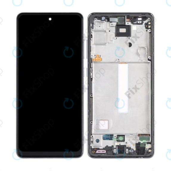 Samsung Galaxy A52 4G A525F - LCD Display + Touch Screen + Frame (Awesome Black) OLED