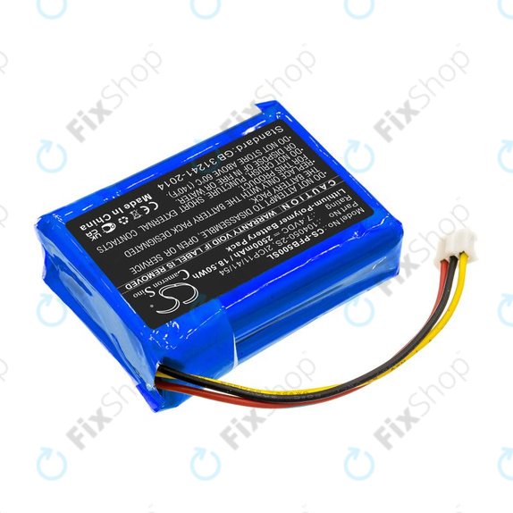 Battery for Philips Fidelio B5/12, Fidelio HTL9100, Fidelio HTL9300, 2500mAh, Li-Pol, 7.4V, 104050-2S, HQ