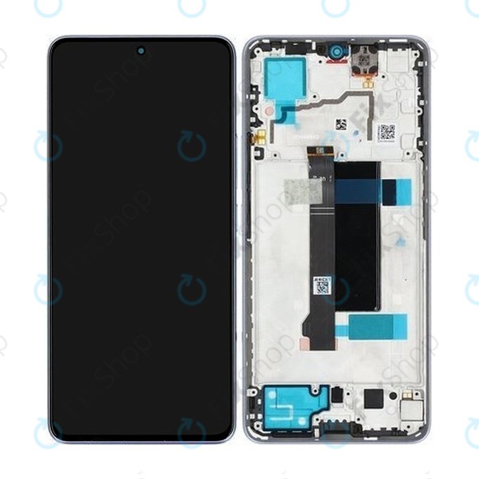 Xiaomi Redmi Note 13 Pro 5G 2312DRA50C - LCD Display + Touch Screen + Frame (Aurora Purple) - 5600030N1600 Genuine Service Pack
