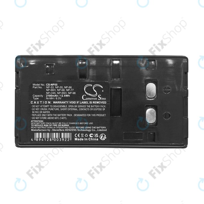 Battery for Blaupunkt, Sony, Akai, HP, 2100mAh, Ni-MH, 6V, NP-33, HQ