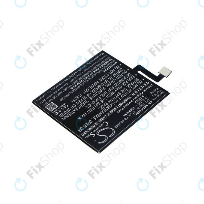 Battery for Amazon Kindle Paperwhite 4 (2018), 1500mAh, Li-Pol, 3.8V, ST22, HQ