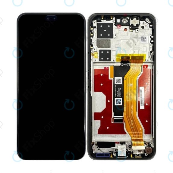 Honor 400 Pro - LCD Display + Touch Screen + Frame (Lunar Grey) - 0235APLD Genuine Service Pack