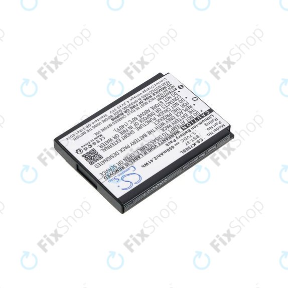 Battery for Sony Ericsson, 650mAh, Li-Ion, 3.7V, BST-37, HQ