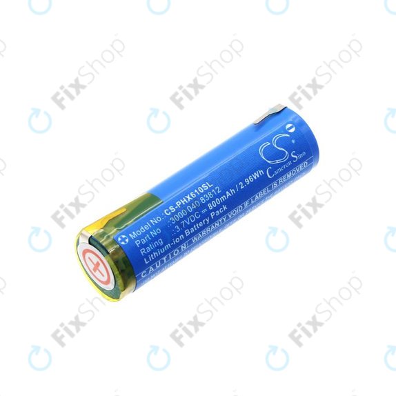 Battery for Oral-B Genius X, Philips HX6100 Series, 800mAh, Li-Ion, 3.7V, 3000 040 83812, HQ