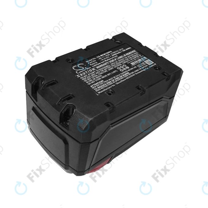 Milwaukee 2600-series, 2700-series, AG-125, C18, HD18, M12, M18 - Battery YTB313 Li-Ion 6000mAh HQ