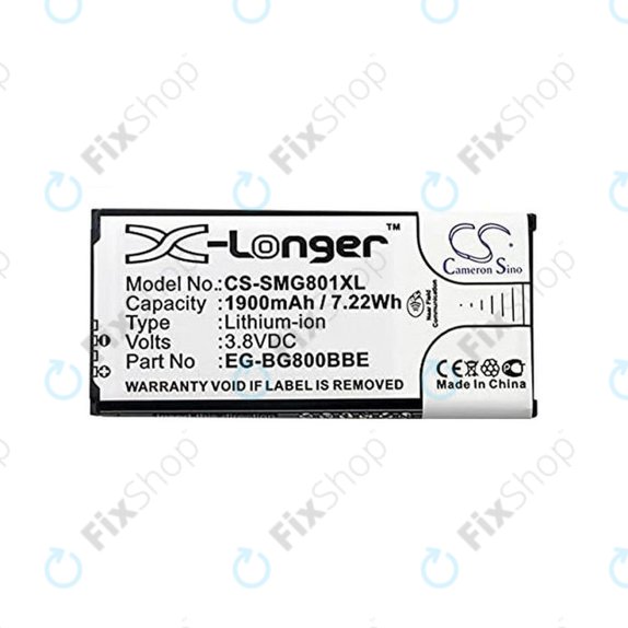 Samsung Galaxy S5 Mini G800F - Battery EB-BG800BBE 1900mAh HQ