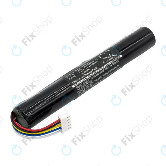 Battery for Bang & Olufsen Beolit 15, 17, Beoplay A2, 2600mAh, Li-Ion, 7.4V, J406/ICR18650NH-2S, HQ