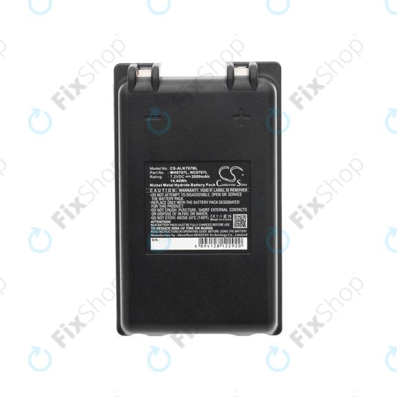 Battery for Autec FUA10, UTX97 Transmitter, 2000mAh, Ni-MH, 7.2V, MH0707L, HQ