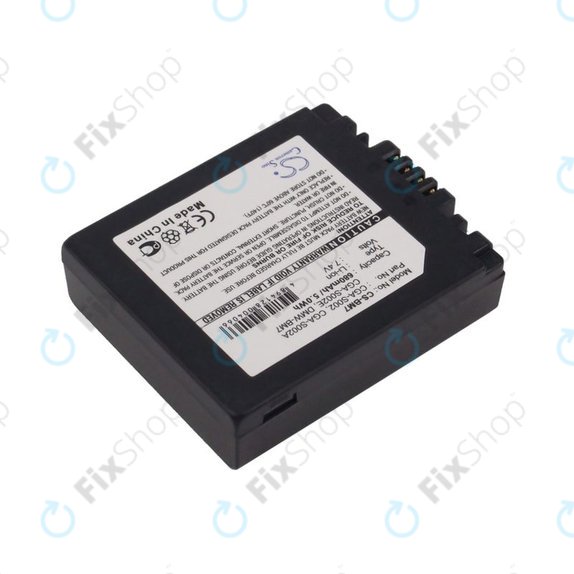 Battery for Panasonic DMC-FZ10, 680mAh, Li-Ion, 7.4V, CGA-S002, HQ