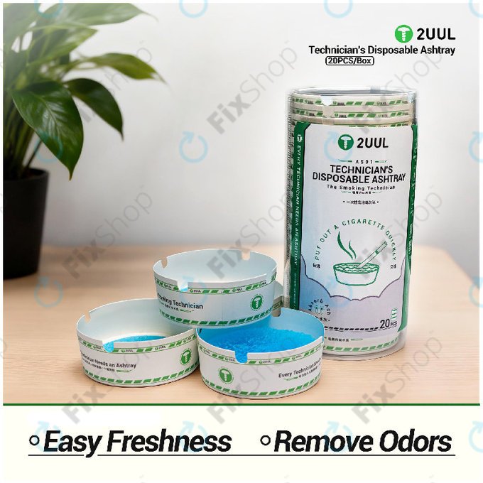 Technician Disposable Ashtray, 2UUL AS01, 20pcs/Box