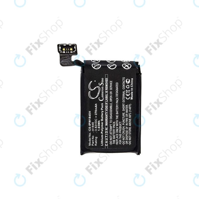 Apple Watch 3 38mm - Battery A1848 (GPS + Cellular Version) 270mAh HQ