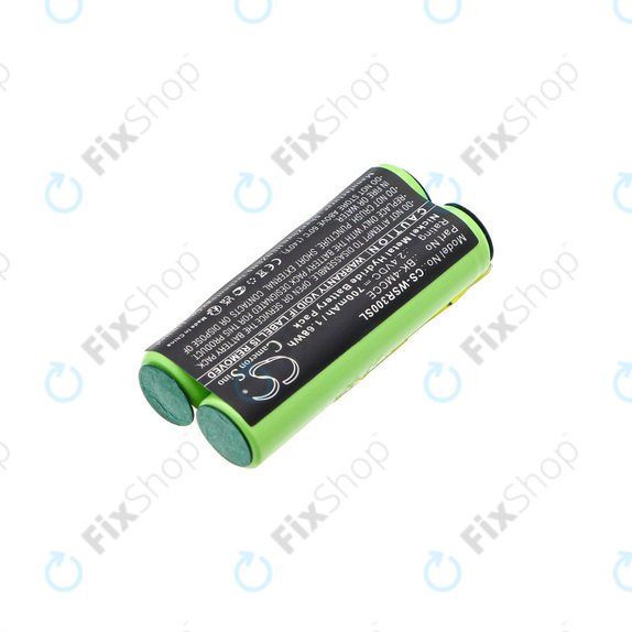 Battery for Waterpik 900 Sonic Toothbrush, Sensonic Plus Sr-3000, 700mAh, Ni-MH, 2.4V, BK-4MCCE, HQ