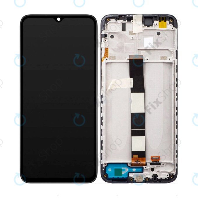 Xiaomi Redmi 10A 220233L2C 220233L2G - LCD Display + Touch Screen + Frame (Black) TFT
