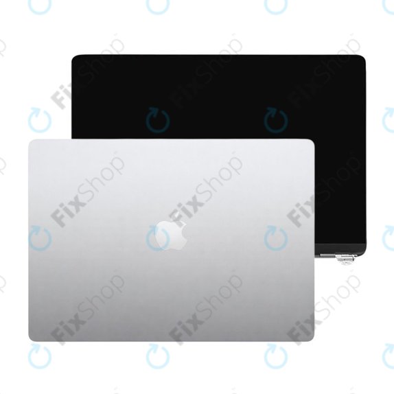LCD display for MacBook Air 13", A3113 (2024), with front glass and cover, Silver, 661-40279, Genuine Apple