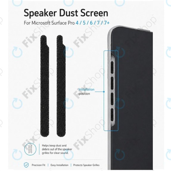 Speaker Anti-Dust Mesh for Microsoft Surface Pro 4/5/6/7/7+