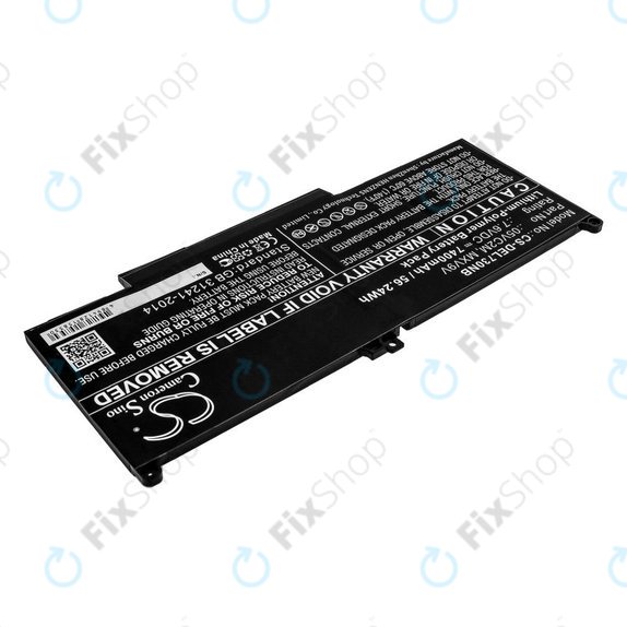 Battery for Dell Latitude 13 7300, 14 7400, 7400mAh, Li-Pol, 7.6V, 05VC2M, HQ