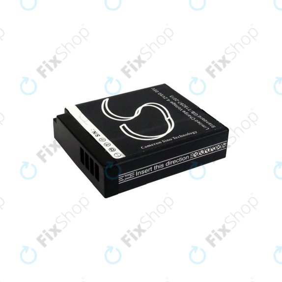 Battery for Panasonic Lumix DMC, 600mAh, Li-Ion, 7.2V, DMW-BLH7, HQ