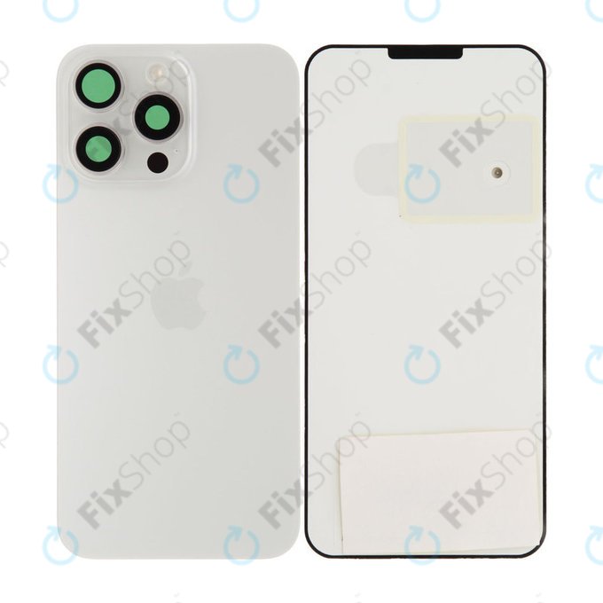 Rear Housing Glass for iPhone 15 Pro Max | White Titanium | 661-36908 | Genuine Apple