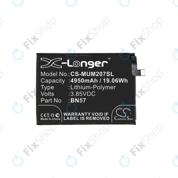 Xiaomi Poco X3 NFC, X3 Pro - Battery BN57 4950mAh HQ