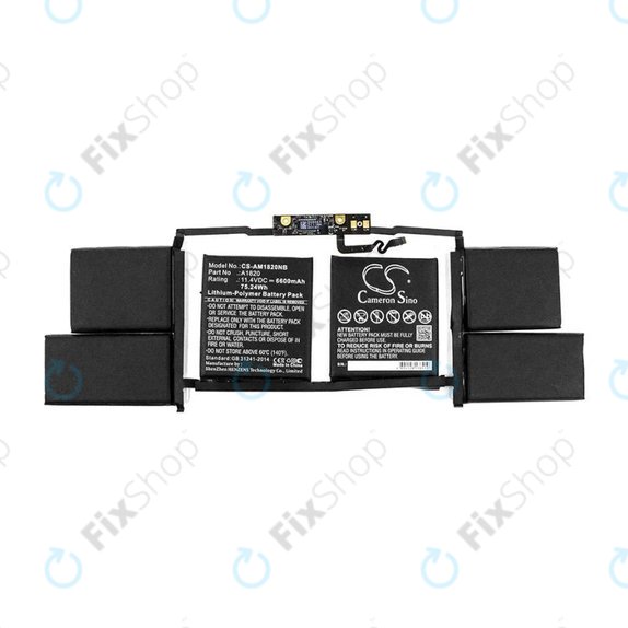 Apple MacBook Pro 15" A1707 (Late 2016 - Mid 2017) - Battery A1820 6600mAh HQ