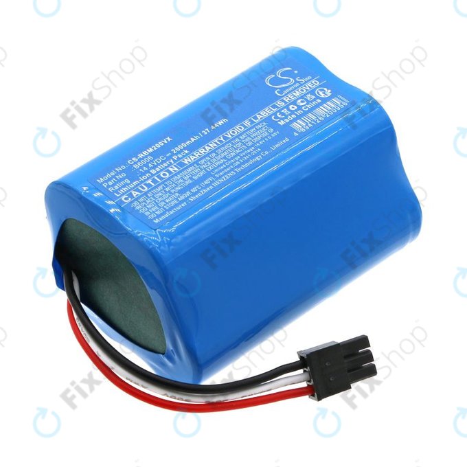 Battery for Robzone Moppy 2.0, 2600mAh, Li-Ion, 14.4V, B6006, HQ