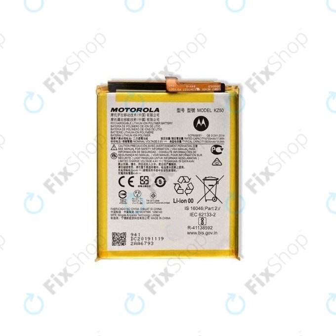 Motorola Moto G8 Power XT2041 - Battery KZ50 5000mAh - SB18C57585 Genuine Service Pack