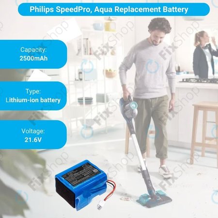 Philips Aspirateur balai 2en1 21.6v - FC6726/01 pas cher