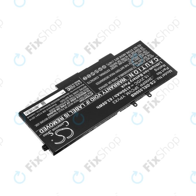 Battery for Dell Latitude 5501, Latitude 5401, Latitude 14 5410, Latitude 15 5511, 4150mAh, Li-Ion, 15.2V, 3HWPP, HQ