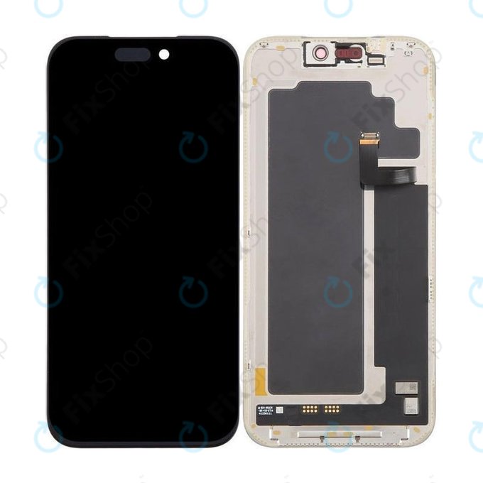 Display Soft OLED 120Hz for iPhone 17 Pro Max, Touch Screen with Frame, FixPremium PRO