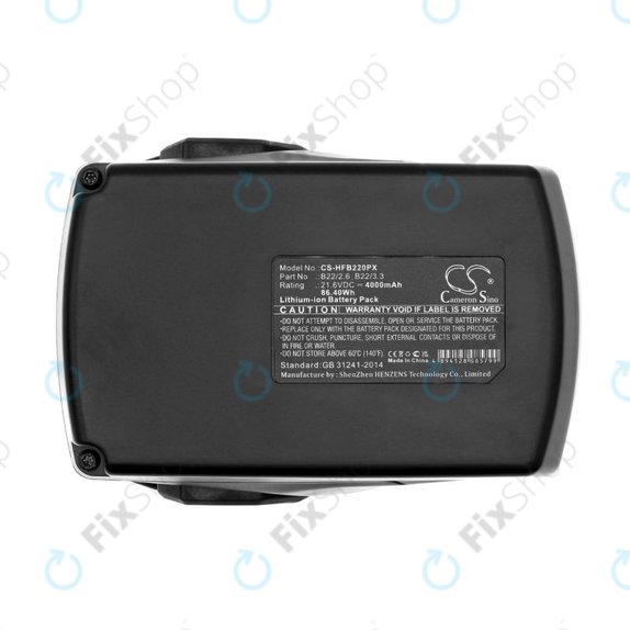 Battery for Hilti B22 Ag 125-A22, Wsr 22-A, 4000mAh, Li-Ion, 21.6V, B22/2.6, HQ