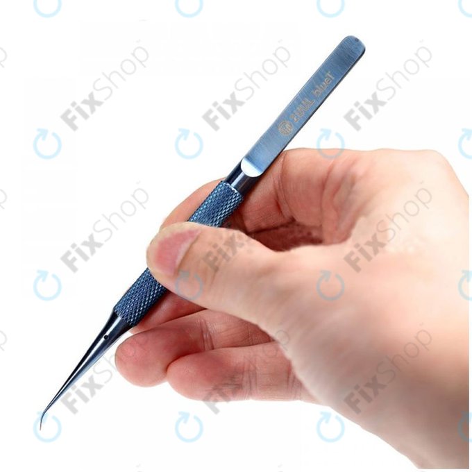 2UUL BlueT Curved Head - Titanium Alloy Tweezer for Precise Wire Jump (0.1mm)