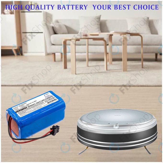 Battery for Eufy Robovac 11, Haier TAB T550, Haier TAB560, 2600mAh, Li-ion, 14.8V, FL2600, HQ
