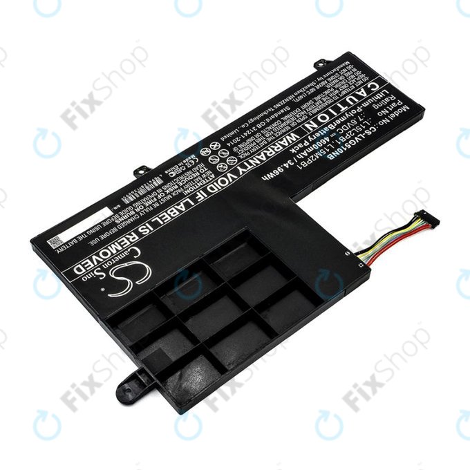 Battery for Lenovo Yoga 510 14, Yoga 510 15, 4600mAh, Li-Pol, 7.6V, L15L2PB1, HQ