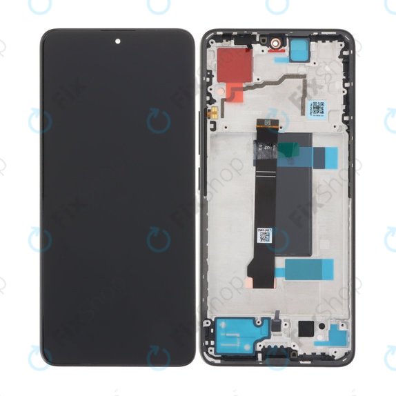 Xiaomi Redmi Note 13 Pro 5G 2312DRA50C - LCD Display + Touch Screen + Frame (Midnight Black) TFT