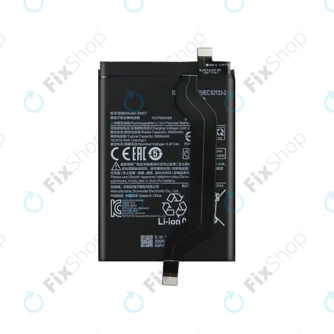 Xiaomi Redmi Note 10 Pro 5G - Battery BM57 5000mAh