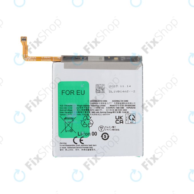 Samsung Galaxy S24 S921B - Battery EB-BS921, EB-BS922ABE 4000mAh
