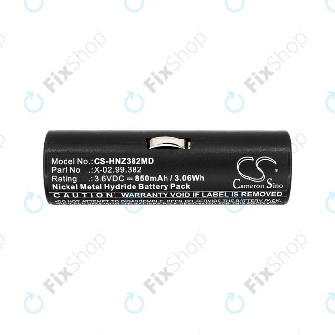 Battery for Heine Beta Handles, Heine Ophthalmoscope Beta 200, 850mAh, Ni-MH, 3.6V, X-02.99.382, BATT/110904-A1, HQ