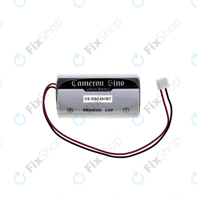 Battery for DSC WT4911B, WT4911R Wireless Outdoor Siren, 14500mAh, Li-MnO2, 3.6V, ER34615M-T1, HQ