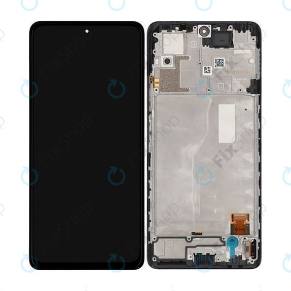 Xiaomi Redmi Note 10 Pro - LCD Display + Touch Screen + Frame (Onyx Gray) - 56000200K600 Genuine Service Pack