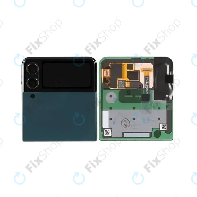 Samsung Galaxy Z Flip 3 F711B - LCD Display + Touch Screen + Frame (External) (Green) - GH97-26773C Genuine Service Pack