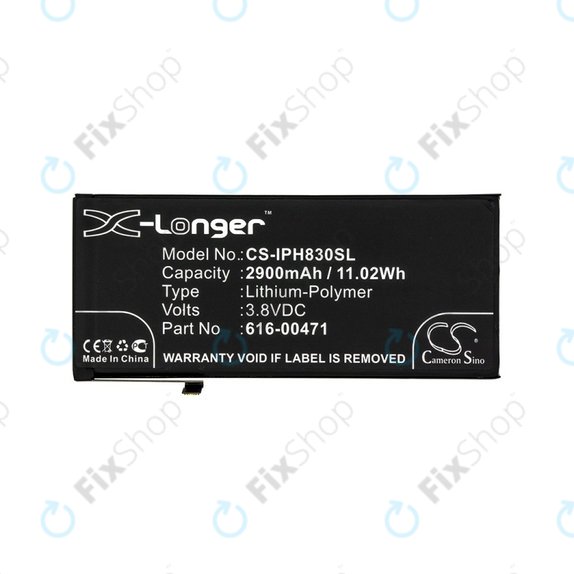 Apple iPhone XR - Battery 616-00471, 616-00468 2900mAh HQ